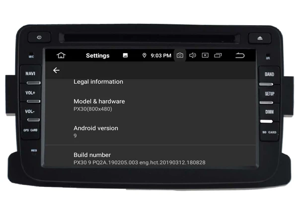 Четырехъядерный Android 9 0 автомобильный dvd-плеер для RENAULT DUSTER мультимедийный
