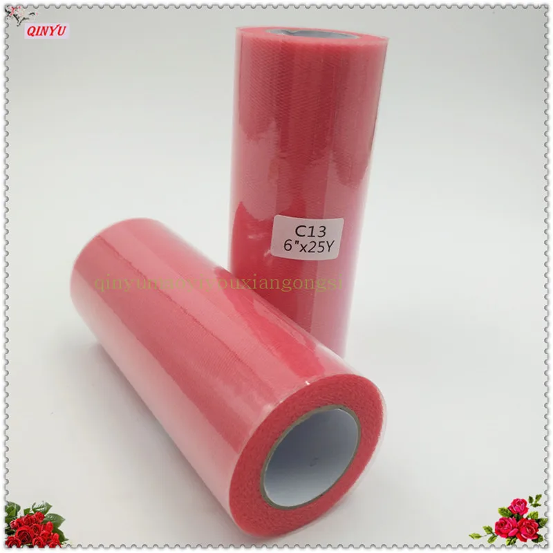 SH759-watermelon red Тюль рулон белый 22 м Свадебные органзы полозья стола украшения пряжа Марля Элемент Банкетный бант украшения свадьбы сувениры 8Z - Цвет: SH759-watermelon red