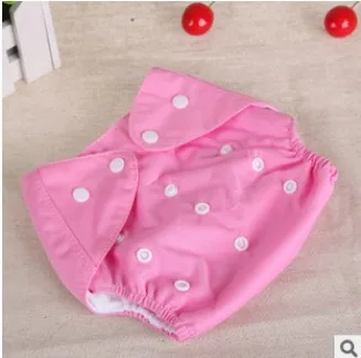 Pink Детские Тканевые Многоразовые подгузники, моющиеся подгузники для новорожденных, регулируемые подгузники, подгузники для детей, стираемые тканевые подгузники - Цвет: Pink