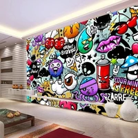 modern creative art graffiti mural wallpaper for childrens room living room home decor customized size 3d non woven wall paper