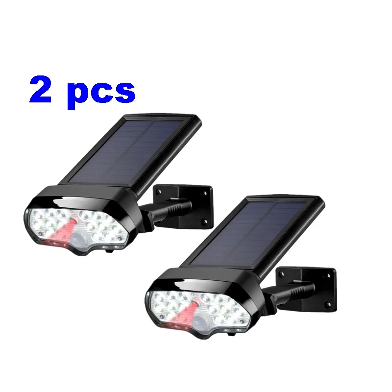 solar light Солнечный светильник IP65 Водонепроницаемый солнечный светильник PIR датчик движения светильник s на солнечной энергии Точечный светильник s настенный светильник для наружного украшения сада - Испускаемый цвет: solar light