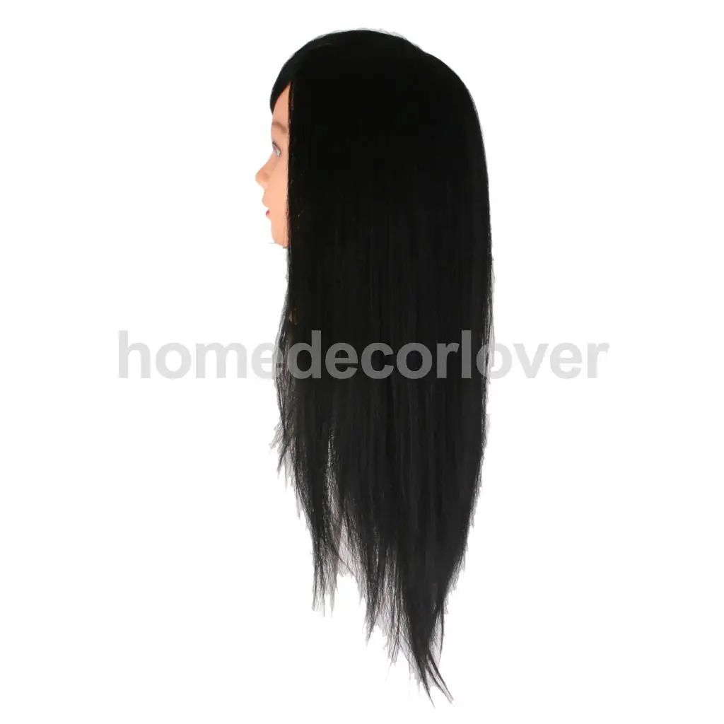 Парикмахерская косметология для укладки волос манекен модель головы черный 41