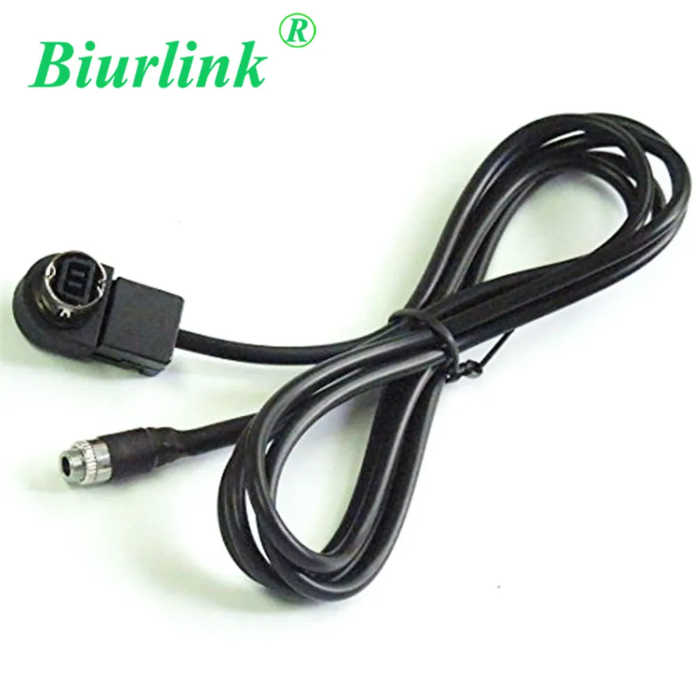 

Пазовый аудиоразъем Biurlink 3,5 мм для JVC Ai-Net, устройство для замены CD, аудиовидео вход, Кабель-адаптер AUX для Alpine