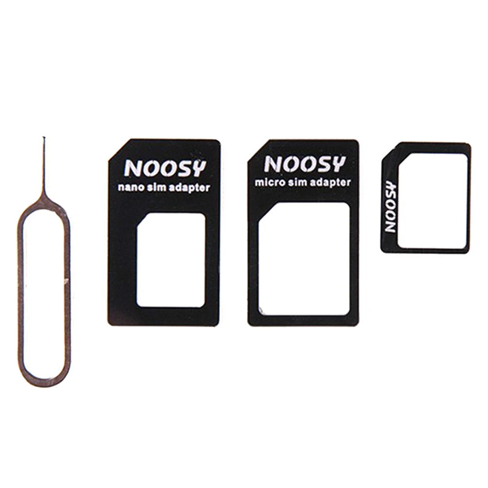 Для 4/4S для преобразования NANO SIM карты 5/5S/5C 4 в 1 адаптер с картой Pin sim Адаптеры| |