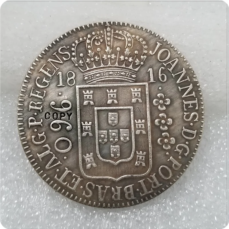 1816 бразильская 960 копия монеты|Безвалютные монеты| |