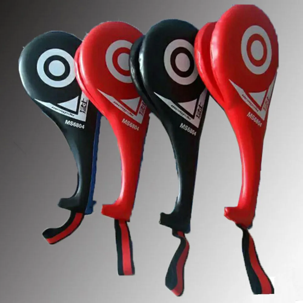 Тхэквондо двойной удар Pad цель карате кикбоксинг боевые искусства ног