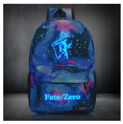 High-Q Unisex Luminous fate grand order FGO Backpacks Preppy Student noctilucent saber Luggage Bags | Багаж и сумки