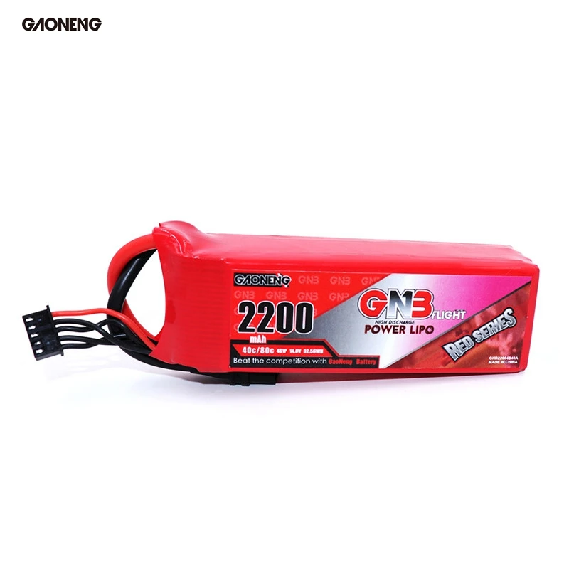 Gaoneng GNB 11 1 В 2200 мАч 3S 40C XT60 вилка перезаряжаемая Lipo батарея для FPV RC дрона|Детали и