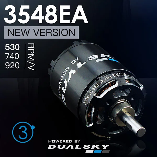 Новое поступление! Бесщеточный мотор DUALSKY XM3548EA 530KV 740KV 920KV V3 Outrunner для