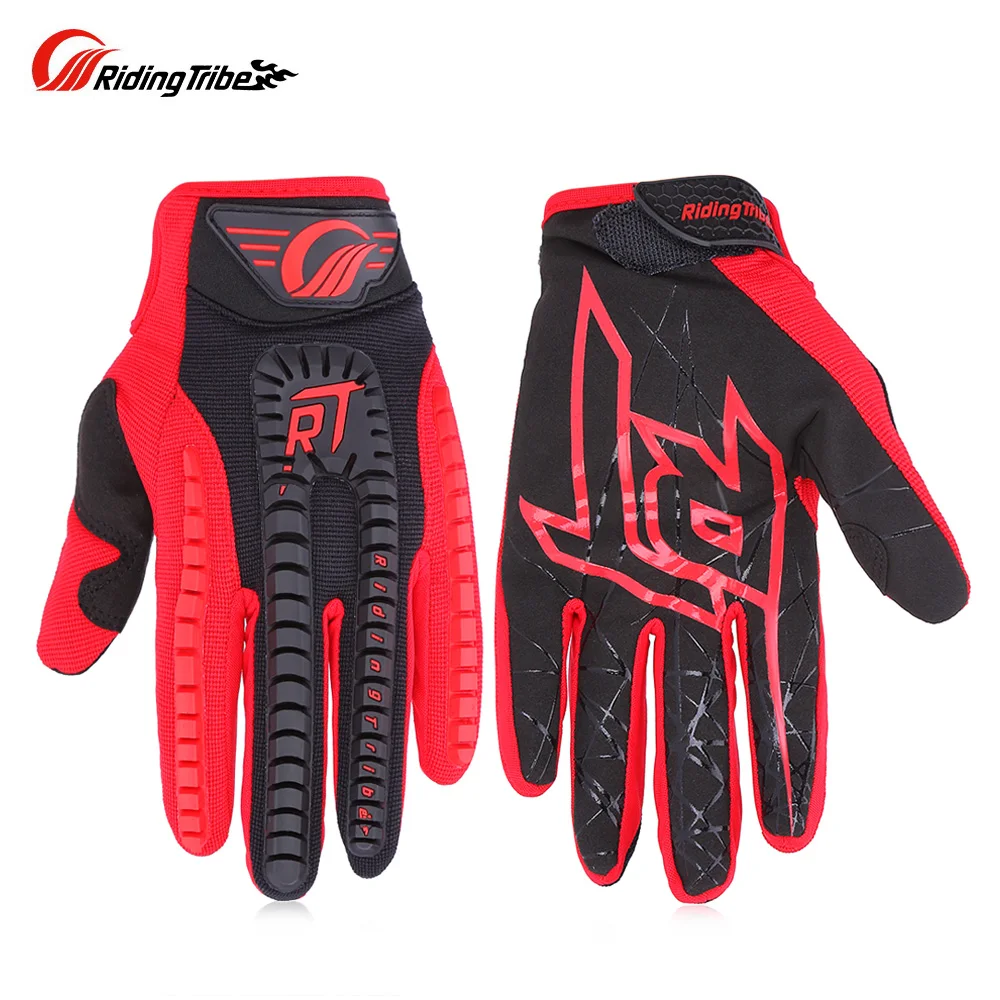 Езда племя Для мужчин женщин мотоцикл Гоночные перчатки Luvas Para дышащая Велосипедный Спорт Прихватки для