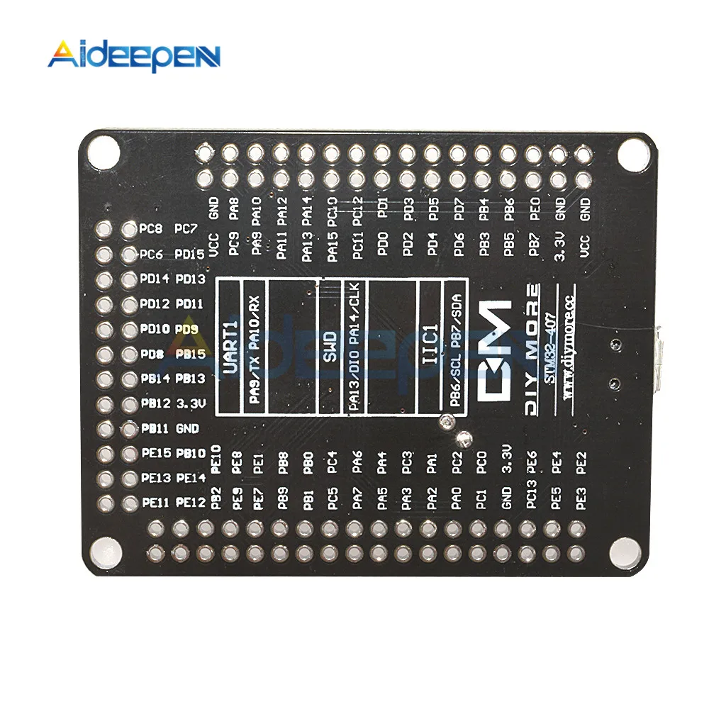 STM32F407VGT6 ARM Cortex-M4 32bit MCU Core Development Board SPI I2C IIC UART ISC SDIO Interface Module STM32F4Discovery