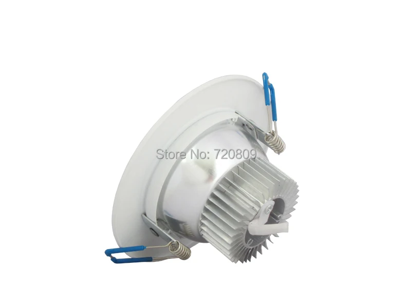 

10pcs/lot Free Shipping 5w White Painted Frosted Acrylic LED Downlight Recessed Ceiling Lamp Warm white/ White New