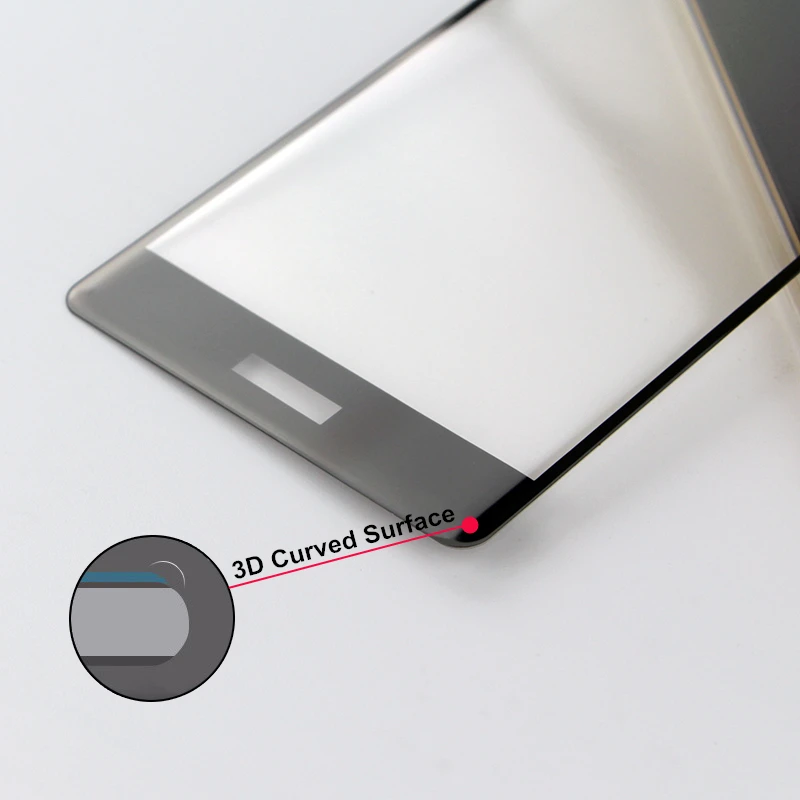 3D изогнутая Защитная пленка для экрана из закаленного стекла Huawei P9 Mate 9 Pro Porsche