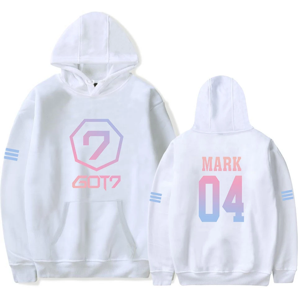 GOT7 Толстовка Оверсайз 2018 новый стиль женские/мужские толстовки сохраняющие