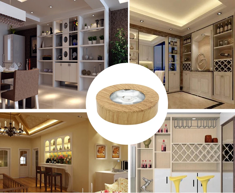 6 шт. ультра тонкий поверхностный монтируемый прожектор Светодиодный светильник