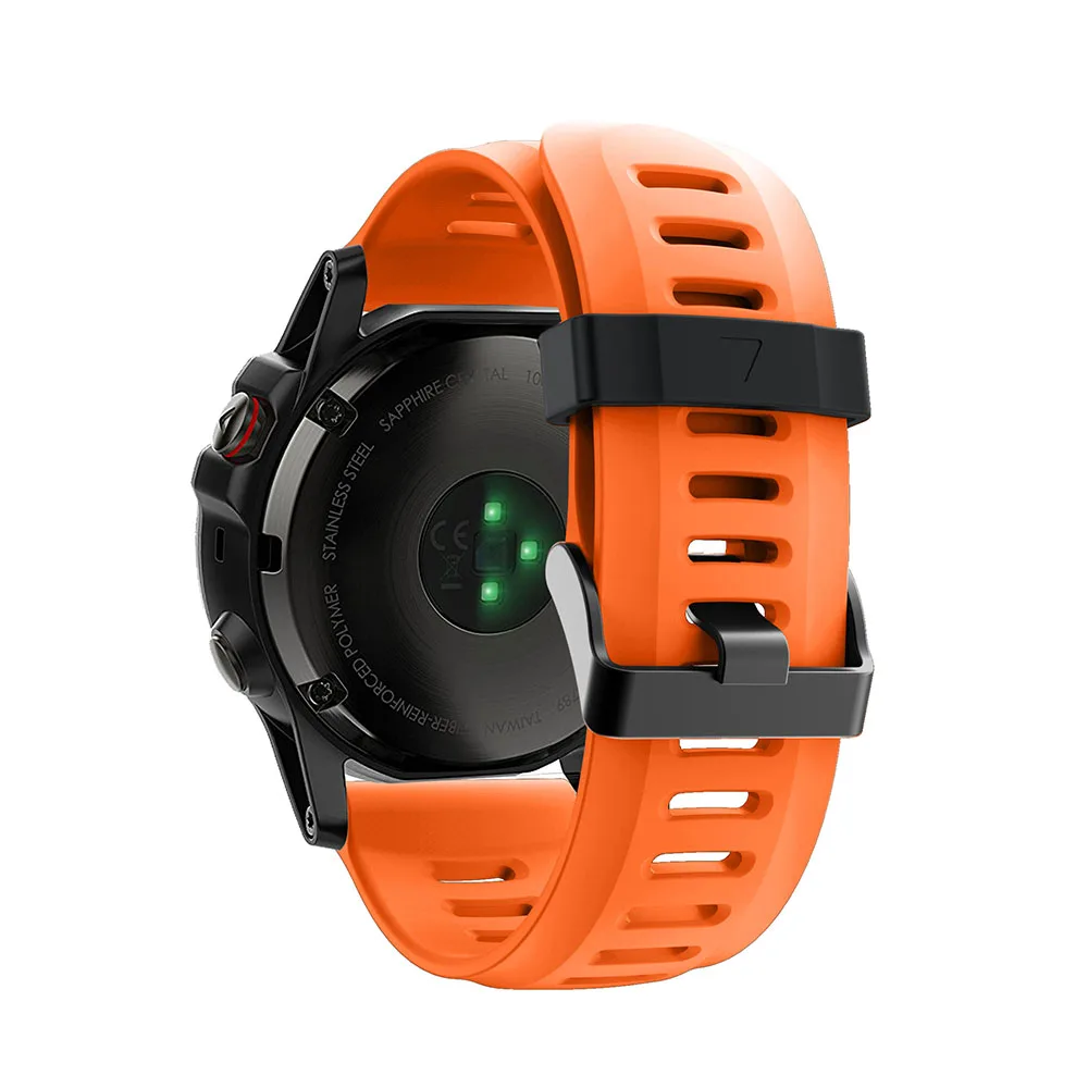 Сменный ремешок для часов мягкий наручных браслет Garmin Fenix 3 HR 5X Plus 6X Pro силиконовый