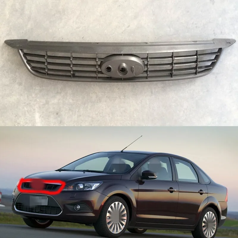 1 шт. бампер верхняя решетка сетка передняя крышка гриль вставка для FORD FOCUS SEDAN 2009 |
