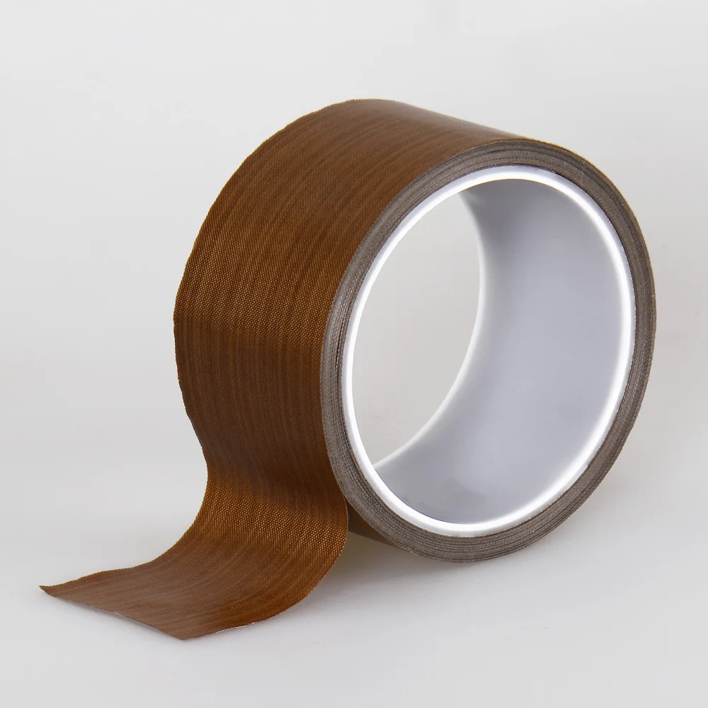 PTFE устойчивая к высокой температуре клейкая ткань изоляция 300 градусов 0,13 мм лента для вакуумной запайки 10 м