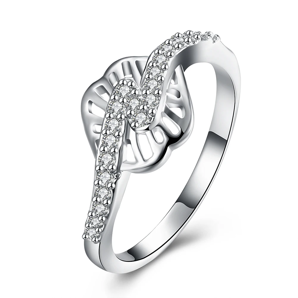 Кольцо с геометрическим узором из стерлингового серебра 925 пробы Размер 8 R193 |