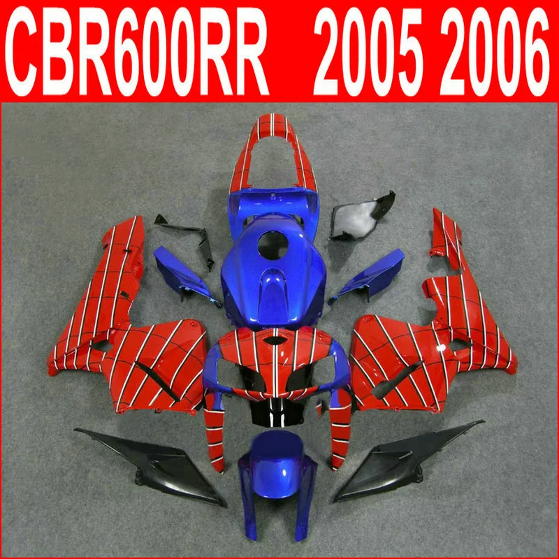 Инъекционный фотоэлемент для Honda CBR600RR 05 06 синий красный комплект обтекателей 2005