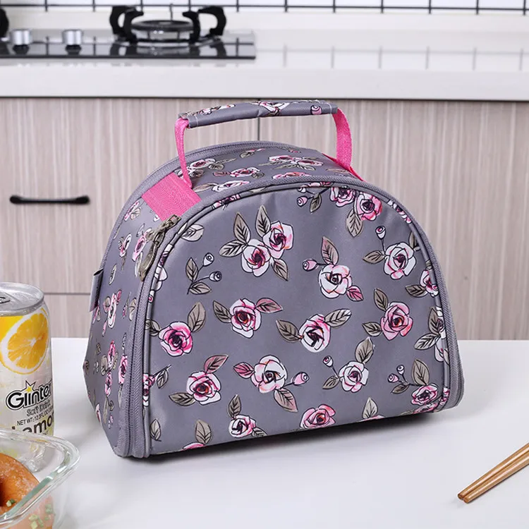 Kawaii Fish Rose, Портативные водонепроницаемые сумки на молнии для обеда, Женская Студенческая коробка для завтрака, термо сумка для офиса, школы, пикника, сумки-холодильники, Bolso - Цвет: 07