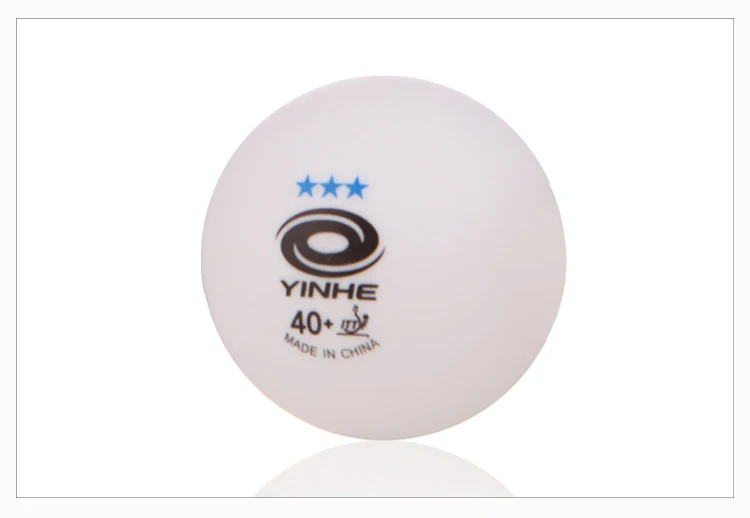 YINHE Galaxy 3-Star бесшовные мячи для настольного тенниса пластиковые 40+ ITTF одобренные белые Поли мячи для пинг-понга