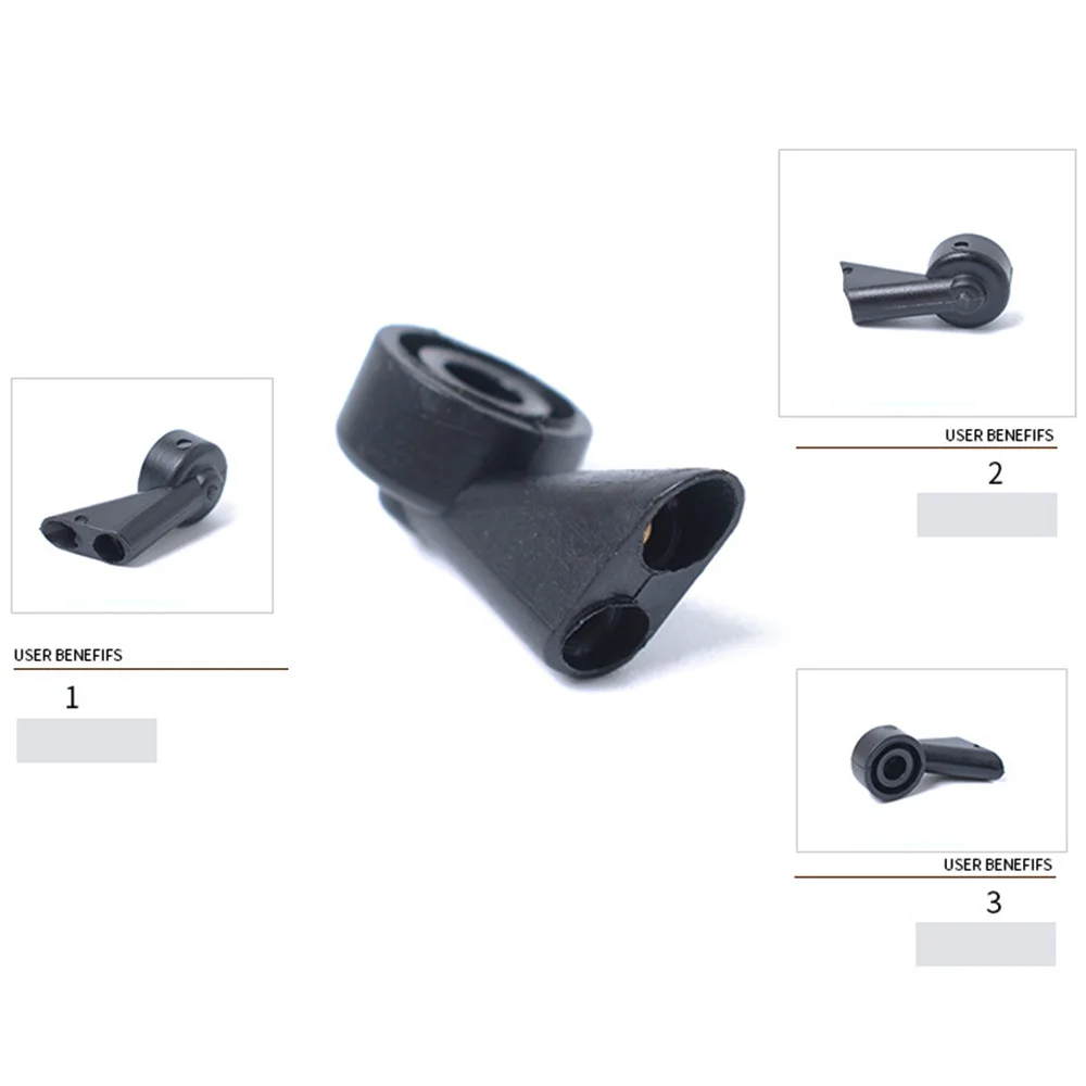 

2PCS For Audi A3 A4 A6 A7 Car Windshield Wiper Washer Spray Jet Nozzle