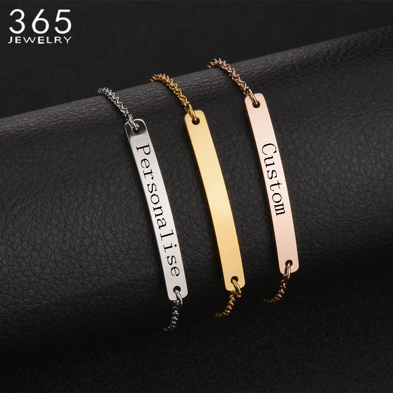 Новые аксессуары браслет из нержавеющей стали индивидуальный и браслеты на