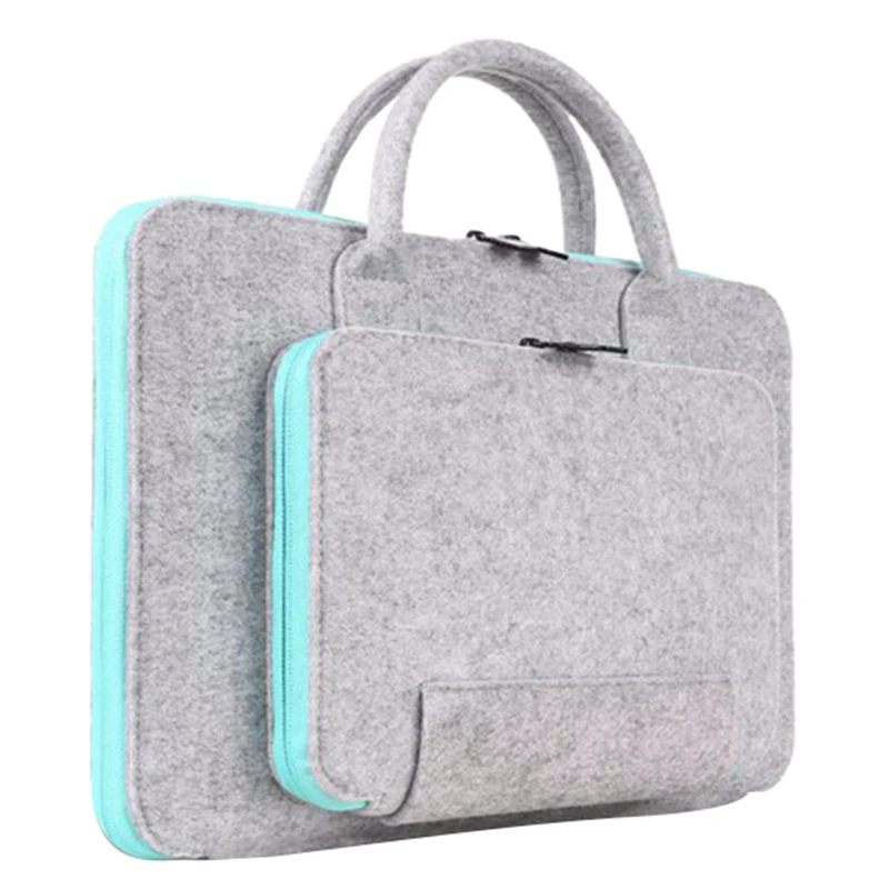 Новая фетровая универсальная сумка для ноутбука чехол портфель с ручкой Macbook Air Pro