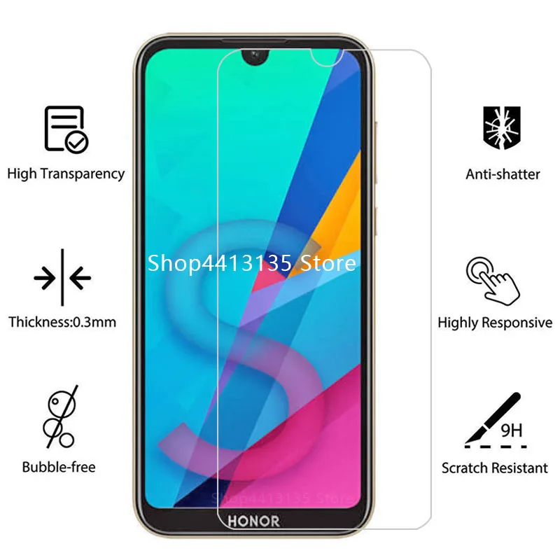 Защитное стекло на honor 8 s закаленное для huawei honer honor8s s8 экрана телефона защитная