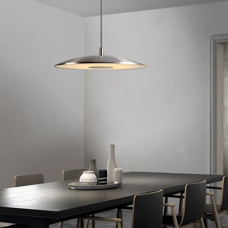 Aisilan Nordic artwork LED pendant lamp Modern style metal frosted glass for parlor bedroom corridor dining room 15W 24W|Подвесные