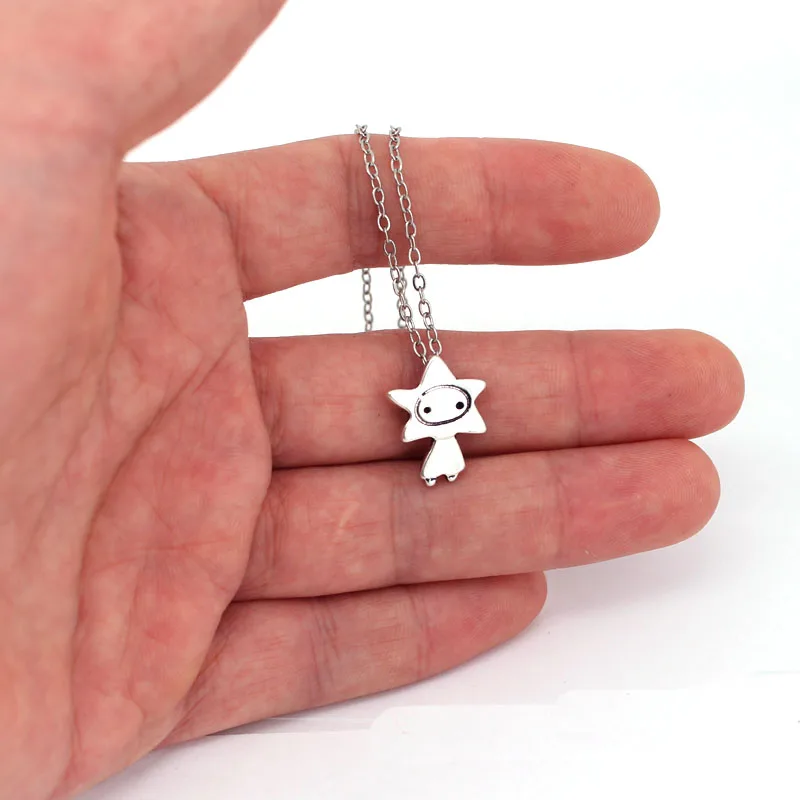 

hzew cute star necklaces star girl pendant necklace