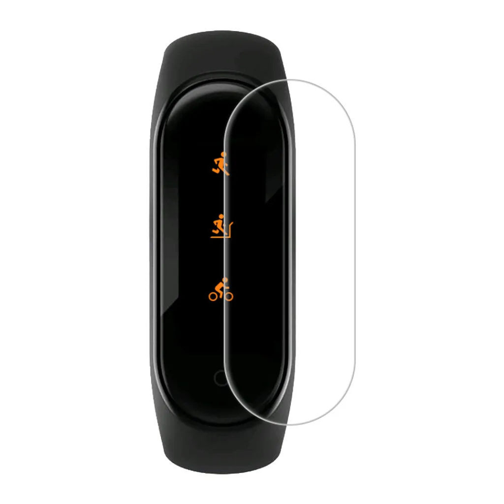 Защита экрана Ouhaobin для Xiaomi Mi Band 4 умный Браслет из ТПУ с полным покрытием