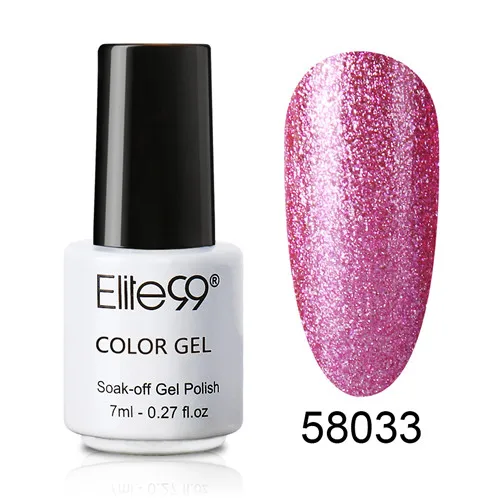 58033 Elite99 Bling 7 мл неоновый Гель-лак для ногтей 12 цветов замачиваемый УФ светодиодный Гель-лак для нейл-арта Vernis долговечные гель-лаки - Цвет: 58033