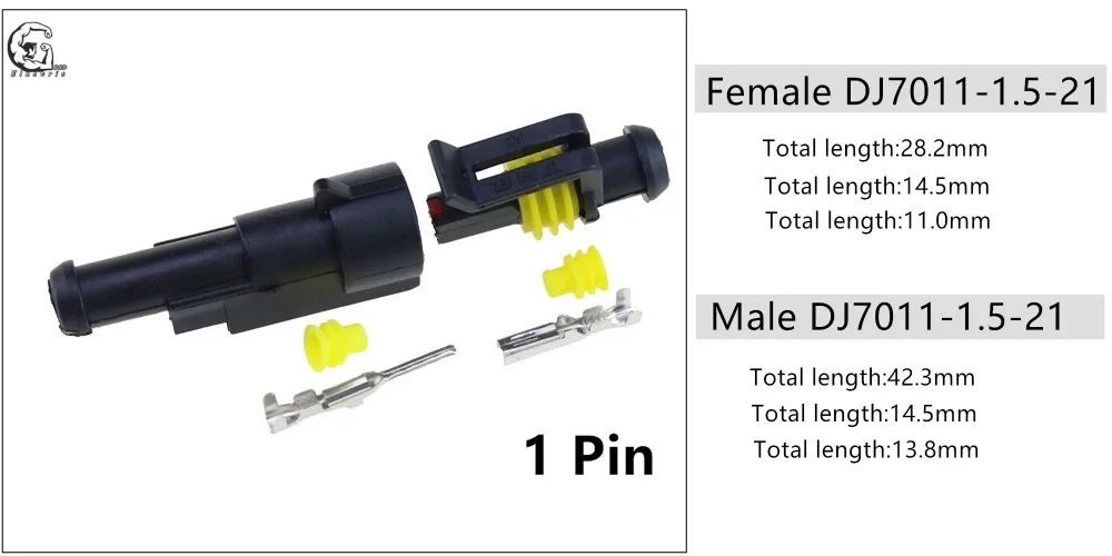 1 комплект 1 Pin/2 Pin/3 Pin/4 Pin/5 Pin/6 Pin Женский Мужской способ AMP супер уплотнение водонепроницаемый электрический провод разъем для автомобиля