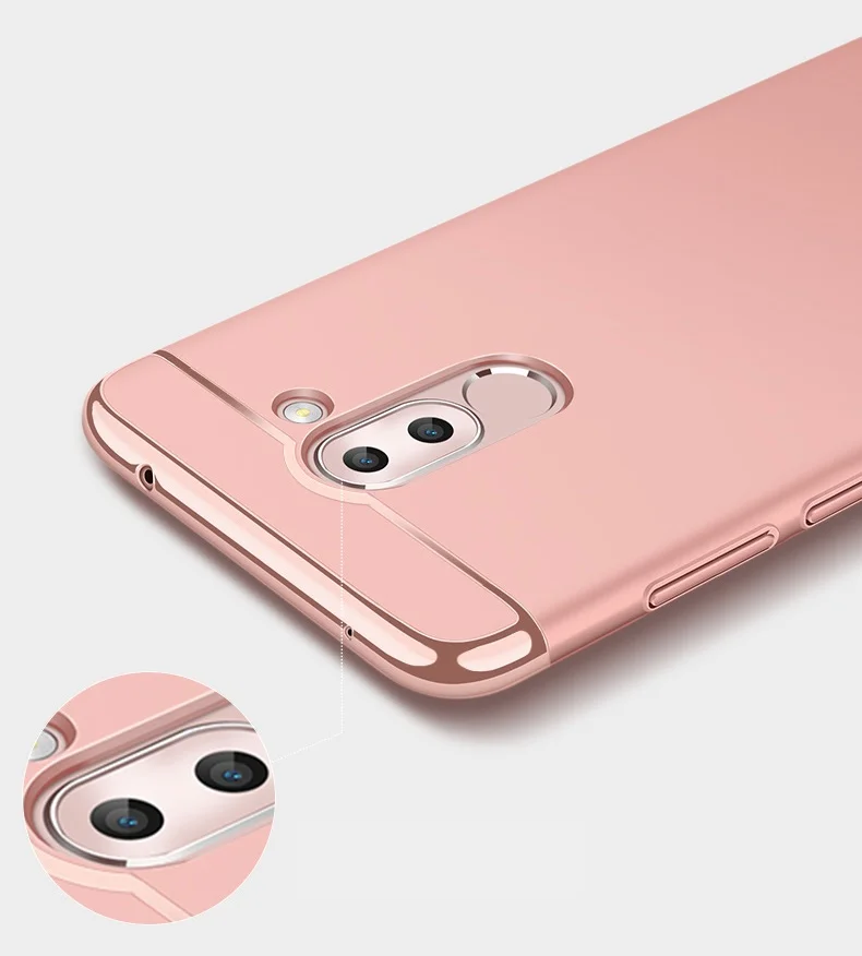 10 шт./лот Гальванизированный 3 в 1 чехол для Huawei mate 20 P20 pro lite 20X honor 9i play 8X max enjoy 9 plus nova