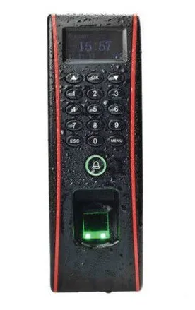 IP65 Водонепроницаемый ZK TF1700 контроль доступа по отпечаткам пальцев с бесплатным