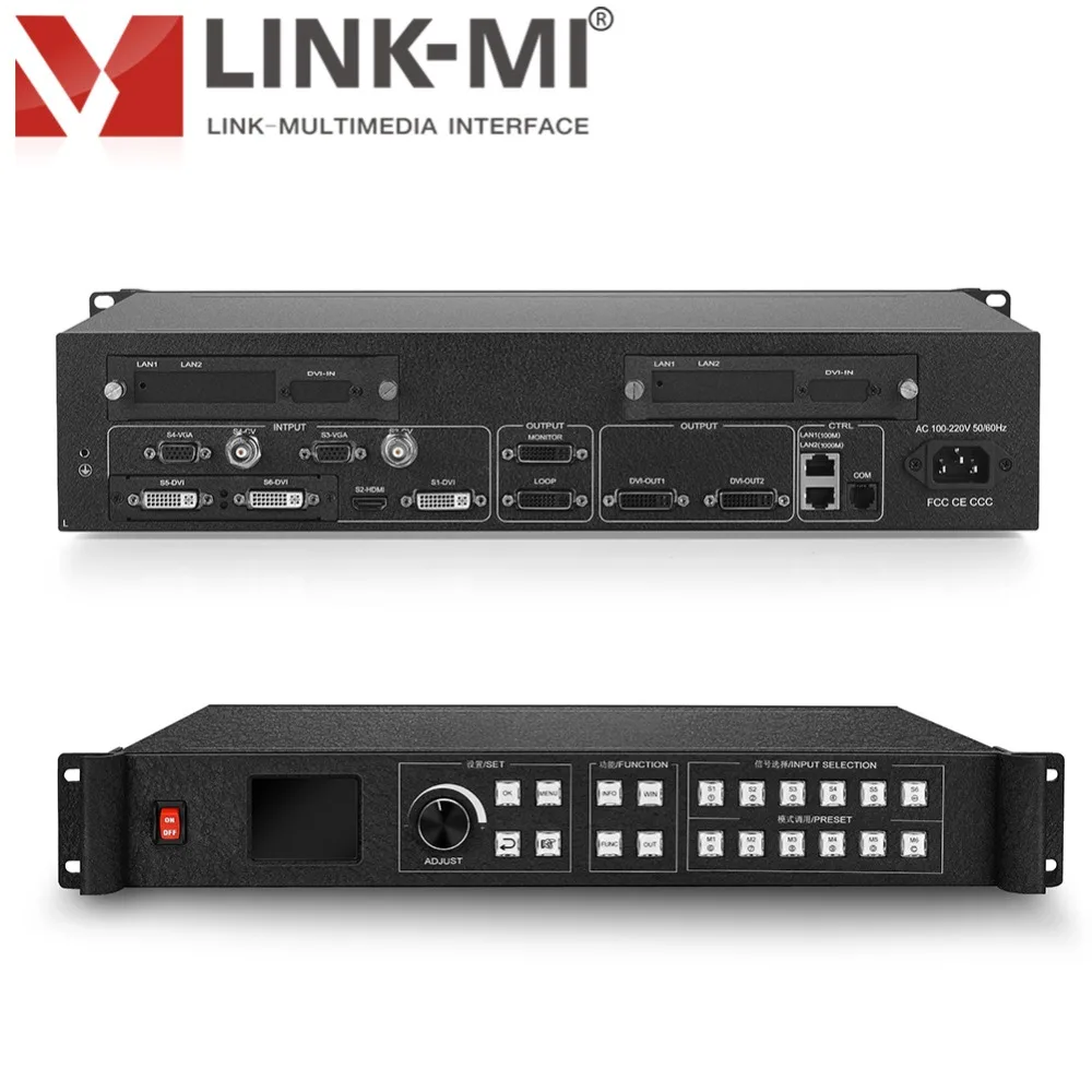 LINK-MI VC84 Multi-Image Splicing LED Video Processor 8 in 4 out Loop DVI + VGA HDMI CVBS | Электроника