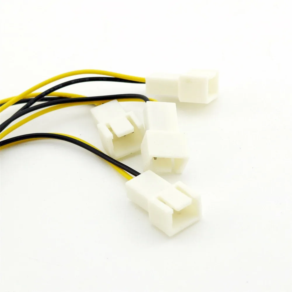 5 шт. 4 контактный разъем питания Molex (2 штекер) на x 3 (штекер) Y Сплиттер