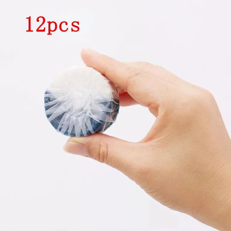12pcs Xiaomi Mijia Clean-n-fresh двойной эффект туалетный блок независимая Водорастворимая пленка упаковка Анионный активный фактор Глубокая чистка - Цвет: 12pcs