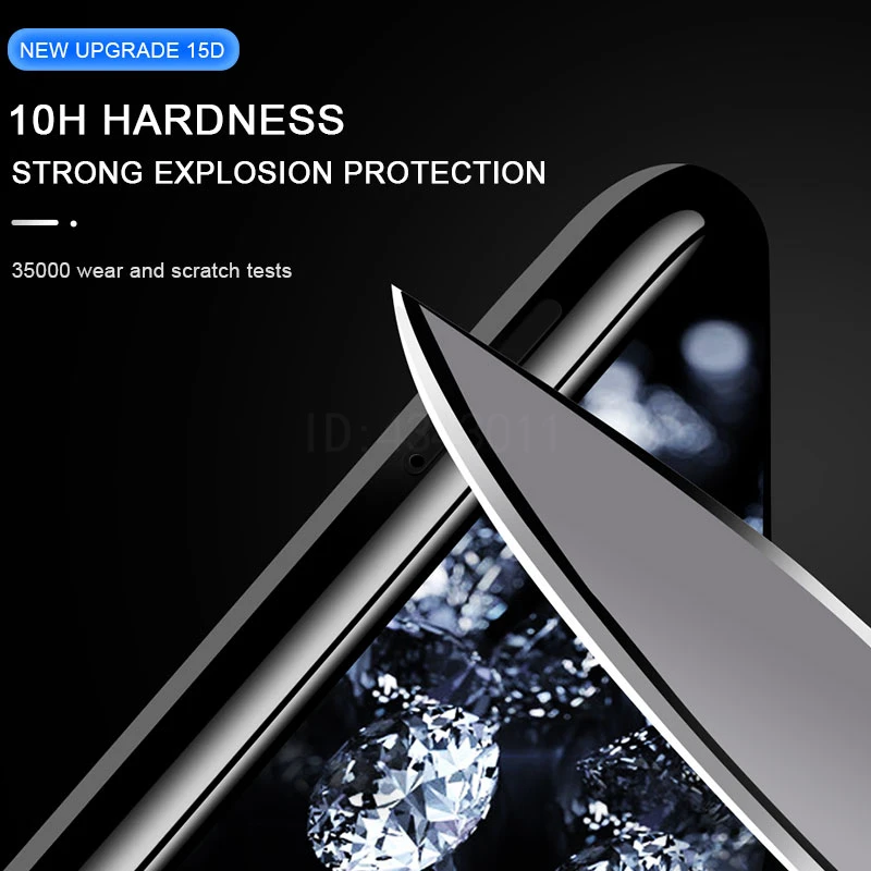 FlanaGan 15D полное покрытие закаленное стекло для Xiaomi Redmi Note 7 6 5 Pro Защитная пленка для экрана для Redmi Note 4X Note 4 стекло