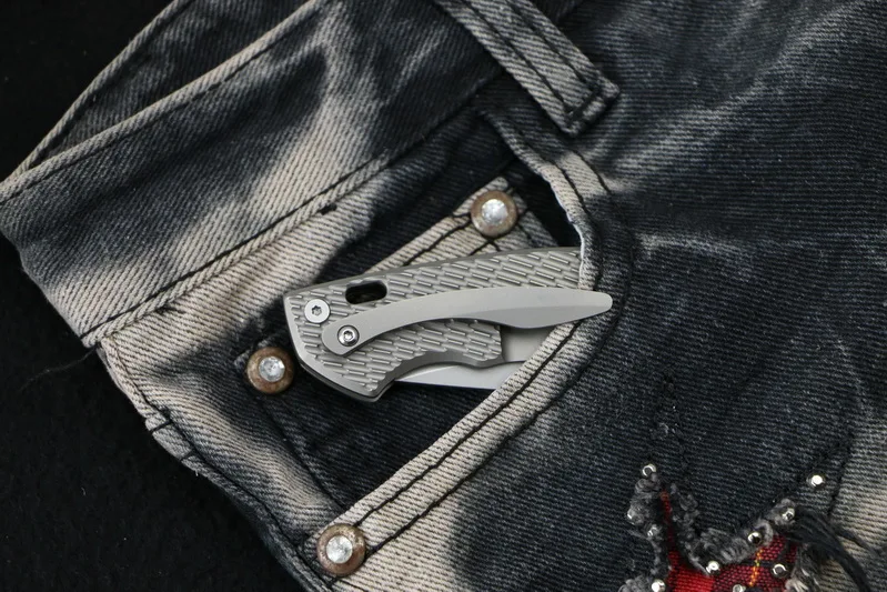 Складной нож DICORIA ZT0452 карманный клинок из титанового сплава лезвие D2 TC4 для