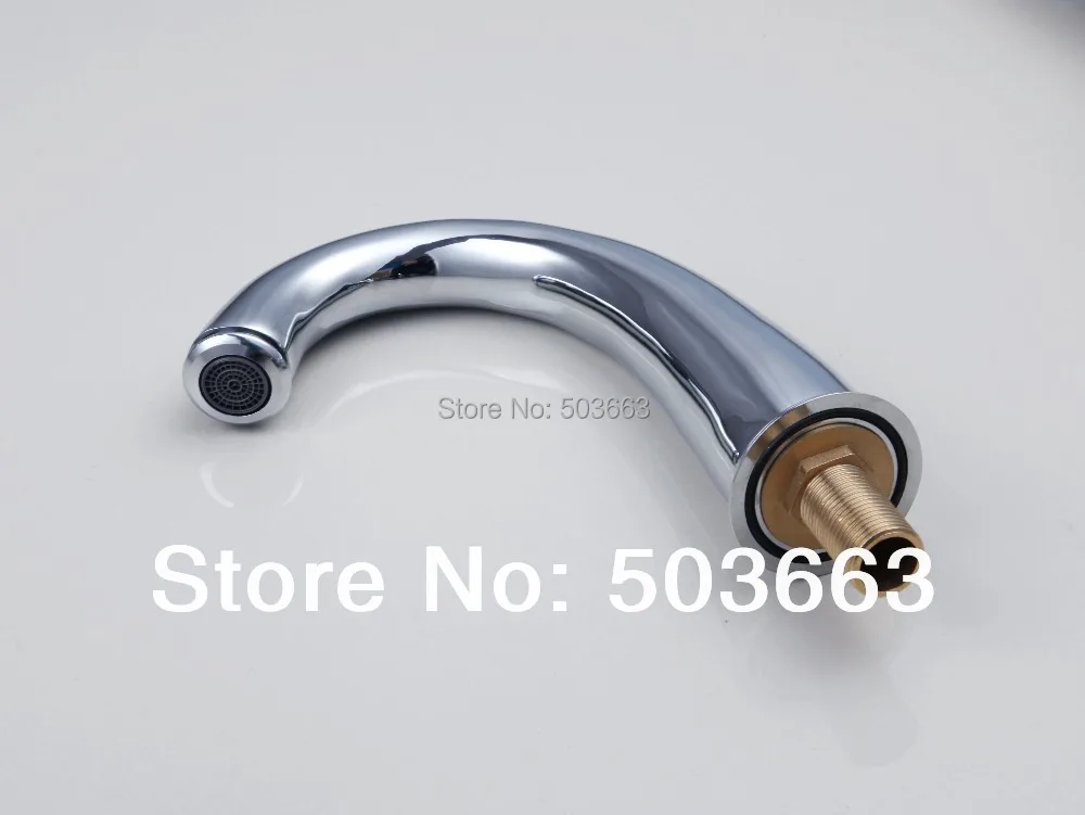 Новый дизайн 3 предмета 2 рычага ванная комната раковина латунный кран смеситель