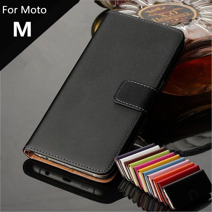 Чехол-бумажник из искусственной кожи откидной Чехол для Motorola M Moto с отделениями