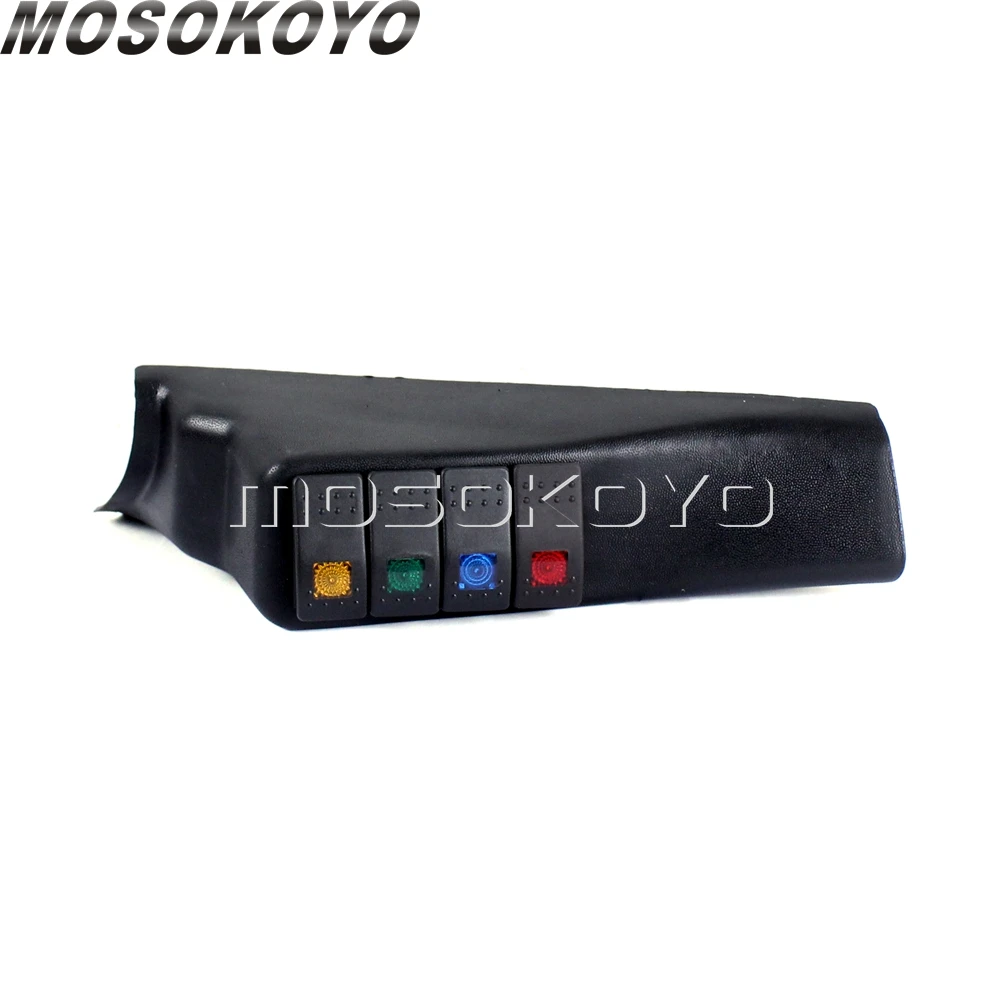 Left Hand A-Pillar Switch Pod Panel 4 Rocker Switches For Jeep Wrangler JK 2 Door 2007-2010 Unlimited | Автомобили и мотоциклы