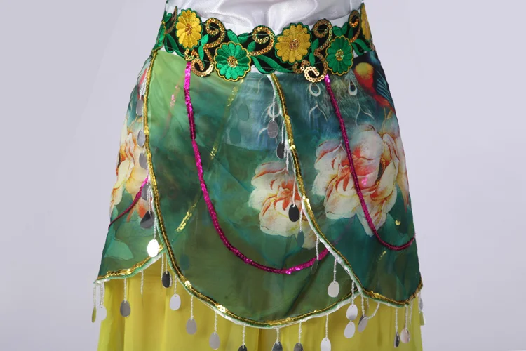 Новинка 2017 Женская Китайская традиционная Танцевальный костюм Элегантный