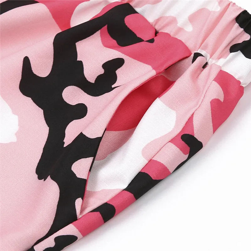 Женские штаны Карго повседневные в стиле хип хоп модные милитари камуфляжные