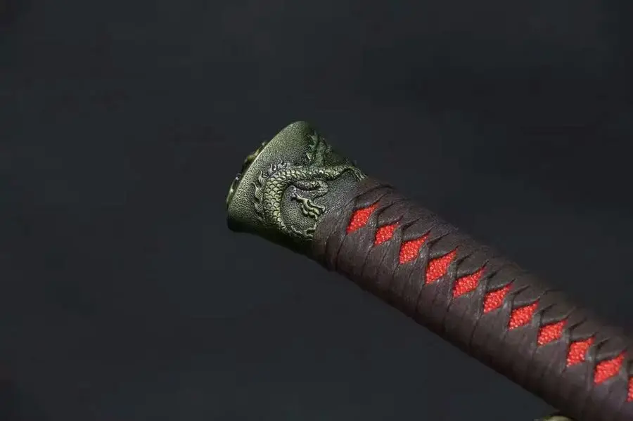 Высокое качество китайский WUSHU Broadsword DaDao меч острый сложенный Дамасская сталь