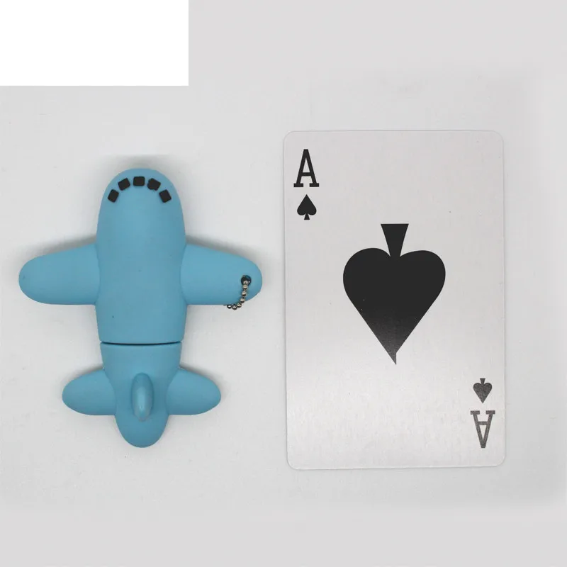 Новый стиль USB флеш накопитель в форме самолета 2 0 карта памяти персонаж 32 ГБ 16 8 4