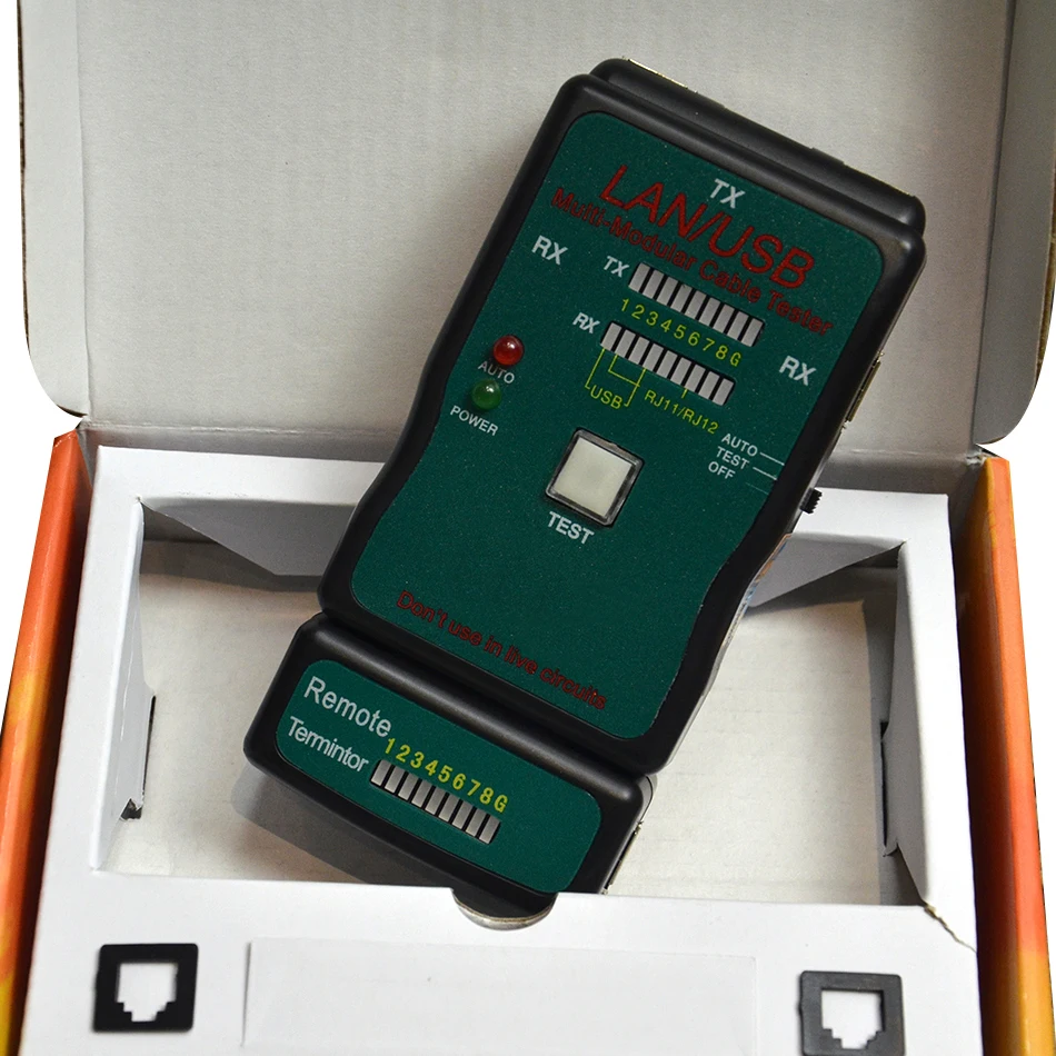 USB-тестер для сетей RJ45 Cat5 RJ11 | Инструменты